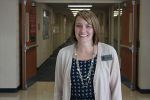 clarksville high school principal adrienne goldman woman short brown hair
